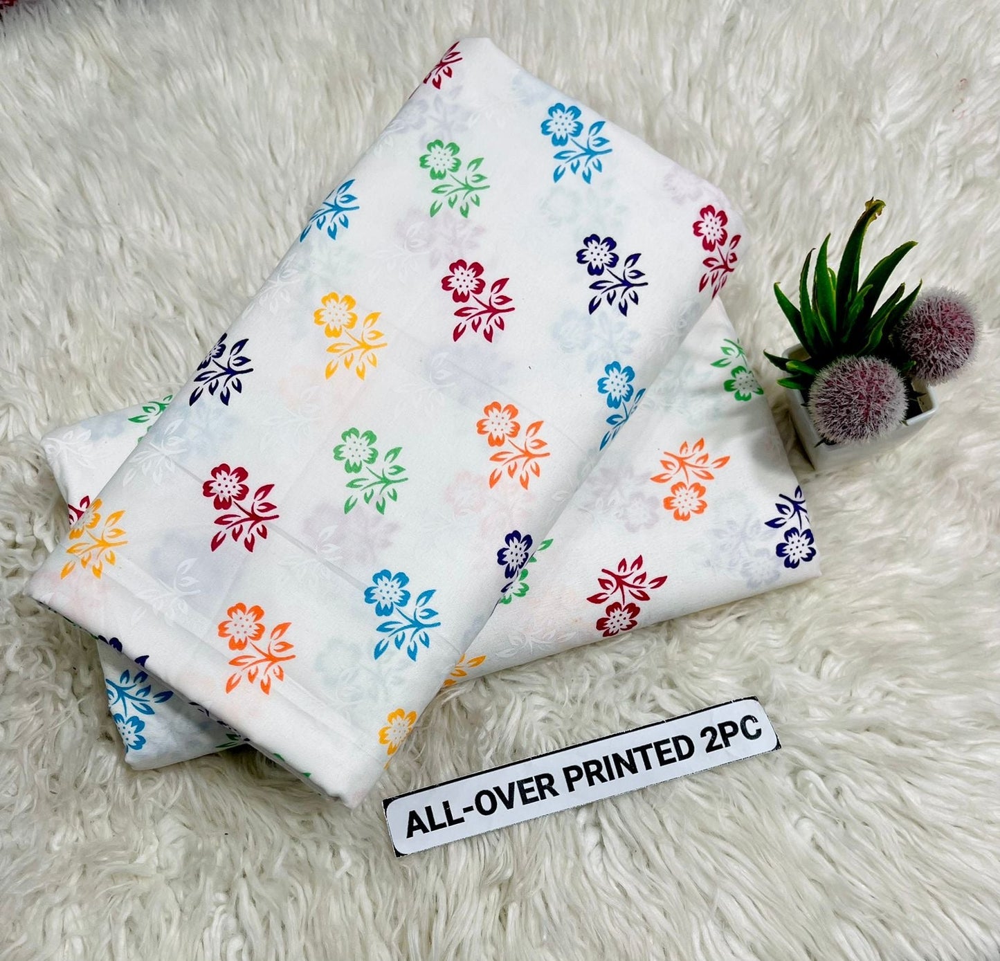 Summer Cotton 2Pc Allover Print