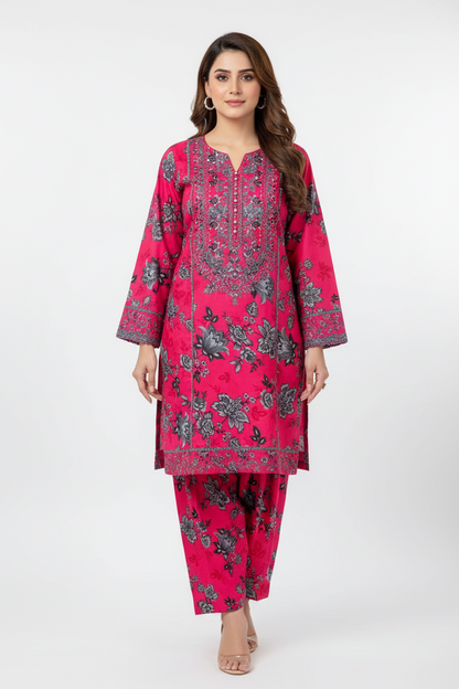 Summer Cotton 2Pc Allover Print